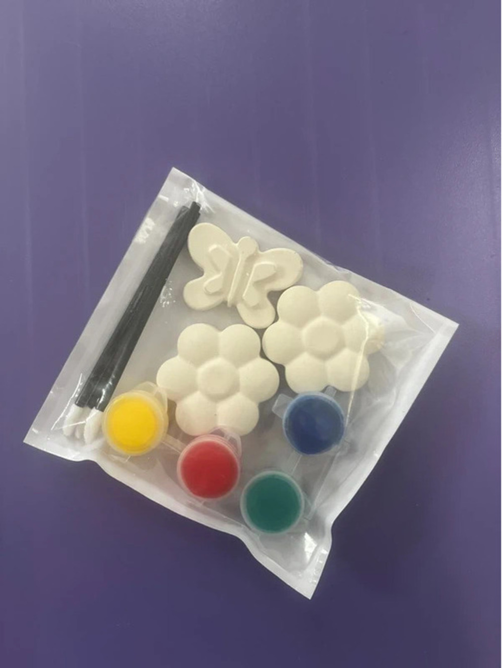 Handmade plaster spring paint kit craft!